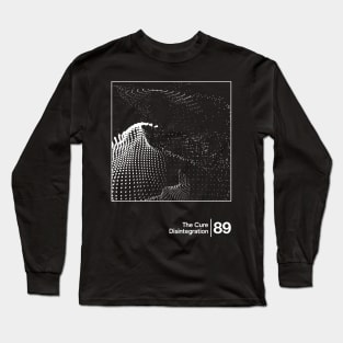 The Cure - Disintegration / Minimal Graphic Artwork Design Long Sleeve T-Shirt